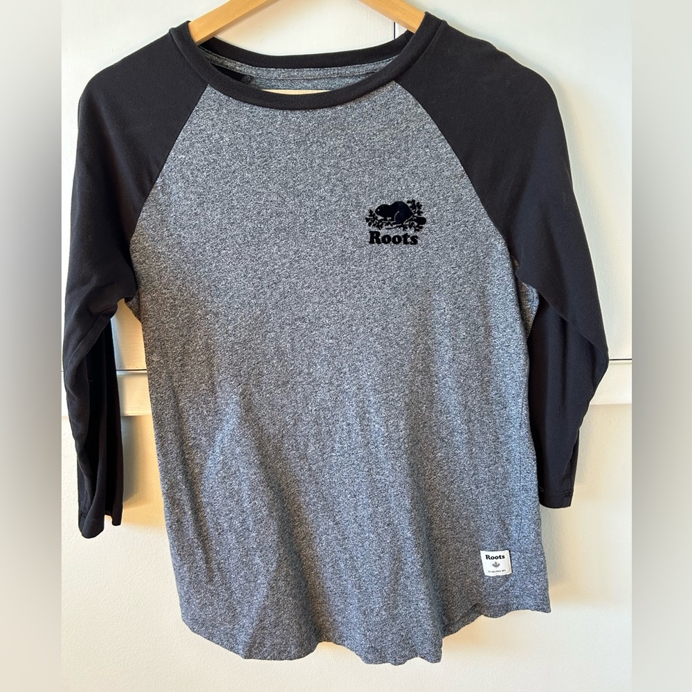 Roots Heather Gray Raglan T-Shirt